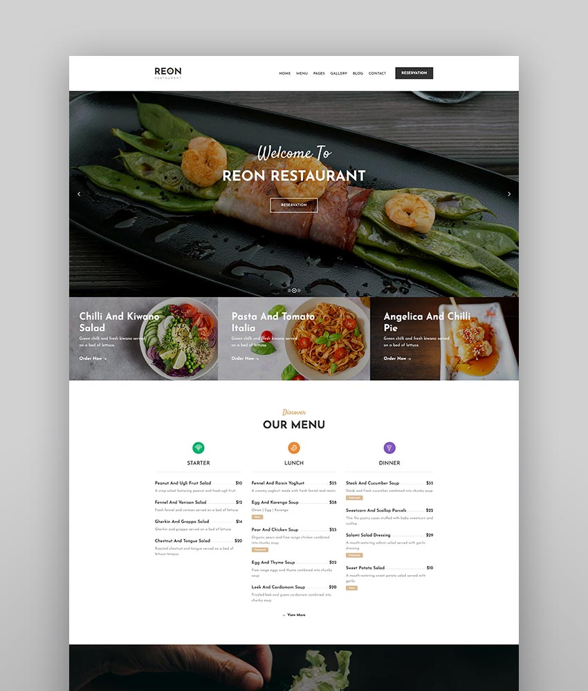 30+ Best Restaurant WordPress Themes With Premium Responsive Designs